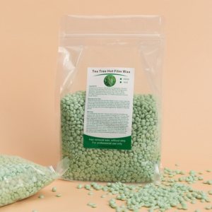 WaxNewK Perles de <span class=keywords><strong>cire</strong></span> brésilienne sans papier en gros 1kg Depil Tea Tree <span class=keywords><strong>Cire</strong></span> crème dépilatoire <span class=keywords><strong>verte</strong></span> pour tout le corps - Product Image 6