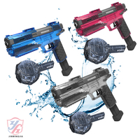 Nouveauté : Jeu de tir en plein air, jouet électronique pour enfants, pistolet à eau électrique transparent, plastique ABS durable, EN71