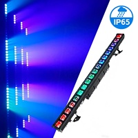 Projecteur mural LED RGBW IP65 18x10W DMX512 pour extérieur, éclairage architectural de façade, éclairage de scène et de bar
