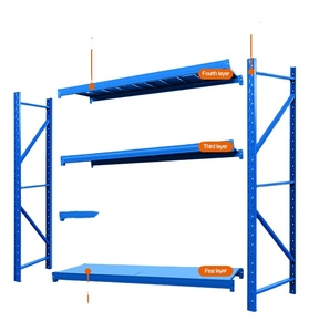 ชั้นวางเหล็กปรับระดับได้อุปกรณ์โกดังสินค้าขนาดกลางแบบอุตสาหกรรม - Product Image 5