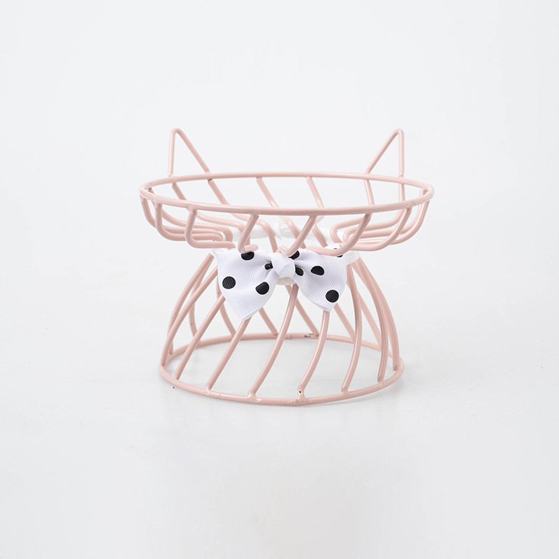 Soporte individual para lazo rosa.