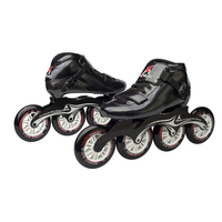 Patins à roulettes en ligne Speed Inline en fibre de carbone pour adultes et enfants, unisexe, haute performance, hiver, printemps, été, automne, TPU, extérieur, ABEC-9