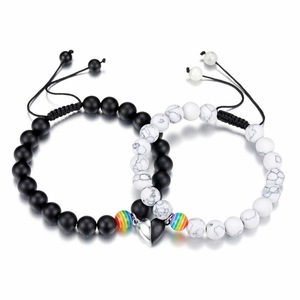 Bracelet magnétique d'<span class=keywords><strong>amour</strong></span> 2022 populaire Offre Spéciale Bracelet en pierre naturelle colorée Bracelet perlé Turquoise Couple <span class=keywords><strong>Amour</strong></span> - Product Image 4