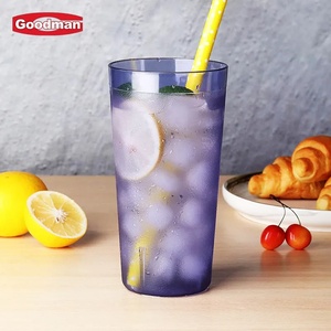 Vasos de plástico irrompibles: apilables, aptos para lavavajillas, Tritan sin BPA para cócteles/batidos, inastillables y transparentes - Product Image 3