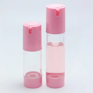 Flacon pompe airless noir mat givré 33 mm en AS/PP, rechargeable, avec pompe à crème, pour cosmétiques – 15 ml, 30 ml, 50 ml - Product Image 5