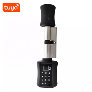 Khóa Cửa Vân Tay Tuya Smart Life <span class=keywords><strong>Wifi</strong></span> Khóa Điện Thoại Siri Ứng Dụng Mỹ Khóa Không Dây Điều Khiển Từ Xa Tại Nhà Thông Minh Hình Trụ - Product Image 3