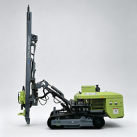 Machine de forage de roche intégrée avec compresseur pour sites de roche dure