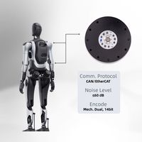 Module d'actionneur rotatif à réducteur de boîte de vitesses ZBDynamiX 86,5 mm 30 tr/min avec moteur BLDC 48 V pour robot IA ou bras de robots collaboratifs