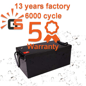 Lifepo4-batería de litio portátil, 12v, 200ah, 24v, 48v, 50ah, 100ah, 300ah, bote inflable - Product Image 1