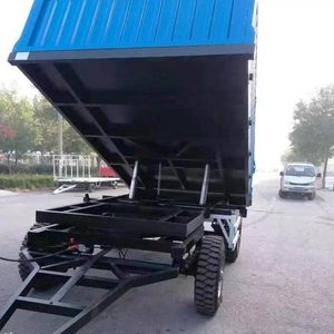 Remolque volquete de 5 toneladas para remolque volquete de eje tándem de tractor 7x14 - Product Image 3