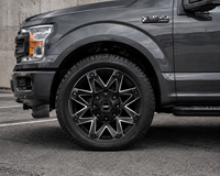 Rines Todoterreno Forjados a Medida de 17-24 Pulgadas con Acabado Mecanizado para Ford F-150, Silverado, RAM, Jeep, Land Cruiser 6x135 6x139.7 5x127