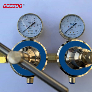 Régulateur de pression en laiton à deux étages et deux manomètres YQJ-11, adapté à l'argon, vanne de réduction de pression pour pipeline - Product Image 1