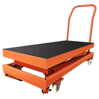 Plateforme élévatrice mobile pliable hydraulique à ciseaux automatiques de 1,2 m et 1,5 m pour charges lourdes, idéale pour les exploitations agricoles
