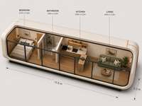 Casa Cápsula, Cápsula Espacial |   Cafetería Móvil Modular, Quiosco de Café, Casa Prefabricada, Oficina en Casa, Hotel, Villa Vacacional