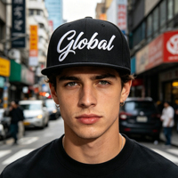 Casquette Snapback Classique Style Hip Hop Brodé à Bord Rigide Stable, Difficile à Déformer, Idéale pour Club et Soirée, Tendance et Personnalisée