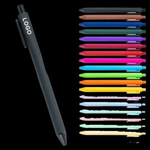 Stylos gel promotionnels X615 multi-couleurs en plastique souple avec finition caoutchoutée, bon marché, avec logo - Product Image 1