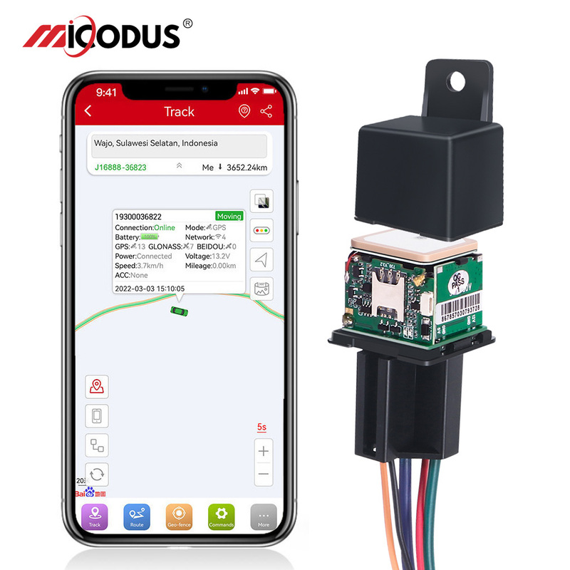 MiCODUS MV730 Relay GPS Tracker Motorcycle