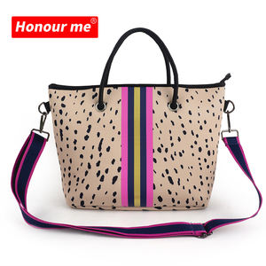 Sacs à main de luxe en tissu néoprène pour femmes, sac à dos, avec pochette de maths, à bandoulière multifonctionnel, nouvelle collection - Product Image 5
