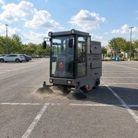 Подметальная машина CleanHorse M6 2100 мм для стадионов, аккумуляторная, для уборки площадей и выставочных центров, 48В