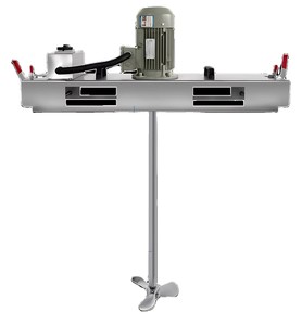 1.5KW Thùng khuấy phân tán khuấy chất lỏng IBC Mixer cho chất lỏng 1000L tấn bể xử lý tối đa độ nhớt 800cps - Product Image 1
