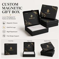 Boîte cadeau magnétique en kraft recyclable sur mesure, style OEM, doublure en velours de luxe, robuste, durable, gaufrée, de qualité supérieure