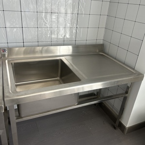 VICTORY KITCHEN Offre Spéciale équipement de restauration commercial Évier à double cuvette en acier inoxydable pour autres fournitures d'hôtels et de restaurants - Product Image 4