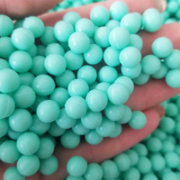 Personnalisé 17mm 18mm Solide Dur Petit Paintball Rebondissant Balle En Caoutchouc Naturel
