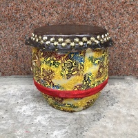 Tête de tambour de danse du lion de 18 pouces en bois de pêche, pour usage festif, tambour de 40 cm d'épaisseur, 12 14 16 20 22 24