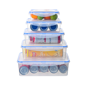 Wholesale Household Waterproof Plastic Seal Crisper Tray Kids Bento Lunch Box Food Storage Container Set