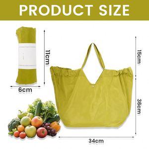 Bolsa de Compras Plegable, Portátil y Suave, Multicolor, Espaciosa y Reutilizable para el Supermercado, las Compras Diarias y el Uso Cotidiano - Product Image 2