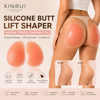 Nouvel ensemble de lingerie sculptante sexy pour femme, design tendance, avec coussinets de hanche en silicone doux et confortables, adhésifs, à maintien moyen