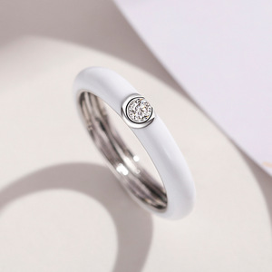 Anello alla Moda Hip Hop con Zirconi per Bambini, Gioiello Religioso con Gemma, Incastonatura a Griffe, Placcatura in Ottone, Vari Animali e Numeri - Product Image 2