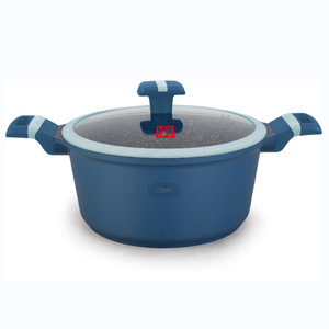 Juego de ollas y sartenes antiadherentes UCC LIFE con revestimiento de granito, 9 piezas, con tapas, para cocinar en casa - Product Image 4