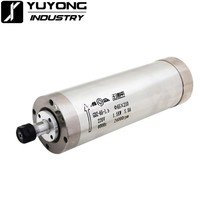 Moteur de broche CNC 1,5 kW 110 V 220 V refroidi par eau pour machine de gravure et de fraisage CNC
