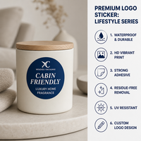 Etiquetas Adhesivas Personalizadas con Logotipo, Acabado Mate, Recubrimiento UV de PVC de Primera Calidad, para Empaquetado de Productos de Boutique de Lujo