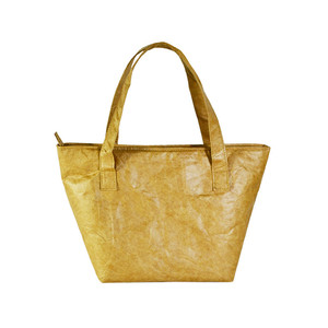 Refroidisseur de vin thermique en feuille d'aluminium avec logo personnalisé transporteur promotionnel mini livraison de nourriture isolée 6 canettes sac isotherme en Tyvek - Product Image 3