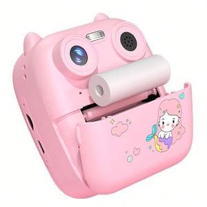 Cámara de Impresión Instantánea para Niños BTJ con Sensor CMOS 1080P, Gran Angular de 180°, MicroSD, Resistente al Agua, Pantalla de 2.4 Pulgadas y Función de Video - Product Image 1