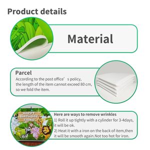 Expédition rapide démon <span class=keywords><strong>film</strong></span> chasseurs bannière Cosplay Anime Fans anniversaire décoration enfants joyeux anniversaire toile de fond bannière fournitures - Product Image 3