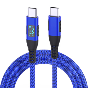 Cavi di fabbrica del cavo del telefono OEM Para Celular Cabo Usb 60W 100W tipo c a tipo c Display a Led cavo di ricarica del telefono - Product Image 4