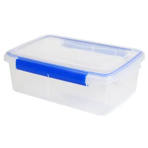 Fiambrera de plástico transparente de grado alimenticio, caja de almacenamiento de frutas y verduras, fiambrera transparente