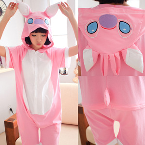 Pijama <span class=keywords><strong>Kigurumi</strong></span> de Panda al por Mayor, Mono de Manga Corta para Adultos, Ropa de Dormir con Estampado de Leopardo, Sudadera con Capucha Suave para Cosplay - Product Image 3