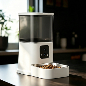 Pet Feeder <b>Smart</b> Automatic Pet Feeder <b>Smart</b> Pet Feeders With <b>Cameras</b> <b>WiFi</b> Remote Timed Dispenser - Product Image 1