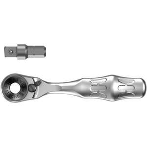 WERA - 05073230001 Mini trinquete de 1/4 ''(2 uds.) (embalaje de autoservicio)-EAN 4013288144638 RATCHETS 1/4" - Product Image 1