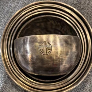 Cuencos de Metal de Cuarzo de 25 cm, Modelo Luna Llena, para Sanación, Meditación y Baño de Sonido - Product Image 1