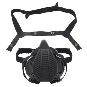 Respirador táctico SOTR Mask con comunicación MIC Filtración HEPA de media máscara contra partículas en el aire