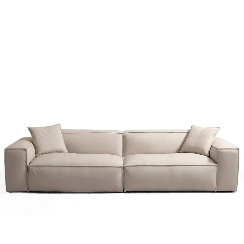 Hiện đại sofa cắt thiết kế đơn giản đồ nội thất phòng khách da khối hình dạng sofa