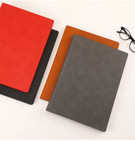 2025 Padfolio imán imitación cuero carta tamaño A4 escritura cartera imán Clip Carpeta para conferencia de negocios Bloc de notas portapapeles