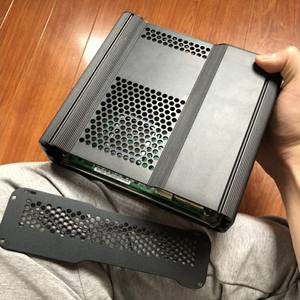 لوحة أمامية لهيكل هيكل هيكل الألومنيوم المؤكسد الأزرق المخصص للمعدات الصناعية الصغيرة - Product Image 3