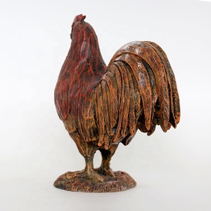 Figurine d'animal décorative faite sur mesure pour la maison et le jardin, poules et <span class=keywords><strong>coq</strong></span> <span class=keywords><strong>en</strong></span> résine réalistes - Product Image 2