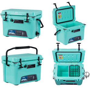 Cooler Box Ice Box Cooler Box Kuer 20QT Factory OEM Custom Cooler Box Outdoor Cooler Rotomold Box Plastic Ice Chest